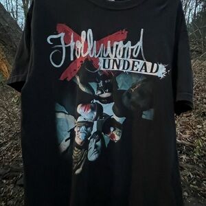 Vintage 2000’s Hollywood Undead Band Promo Concert Tour T-Shirt Men’s L/XL Y2K